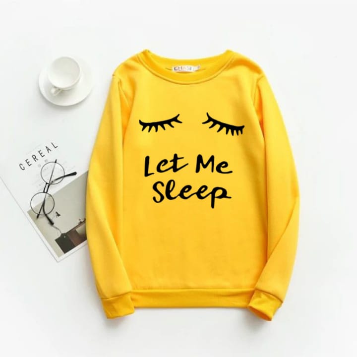 LET ME SLEEP GRAPHIC SWEATSHIRT