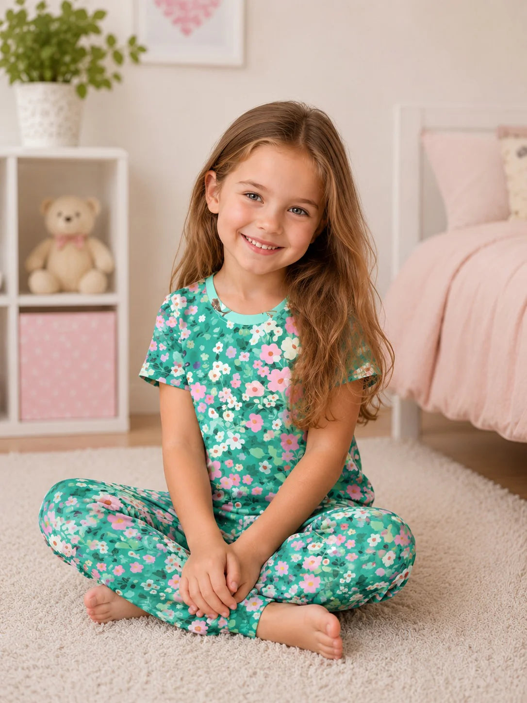 Digital printed kids suit view 2