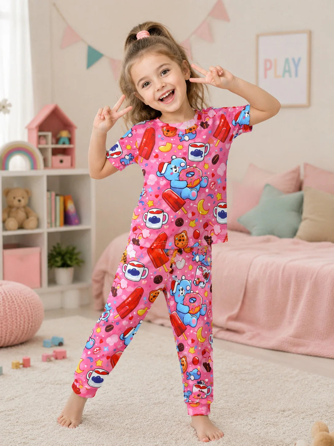 Digital printed kids suit
