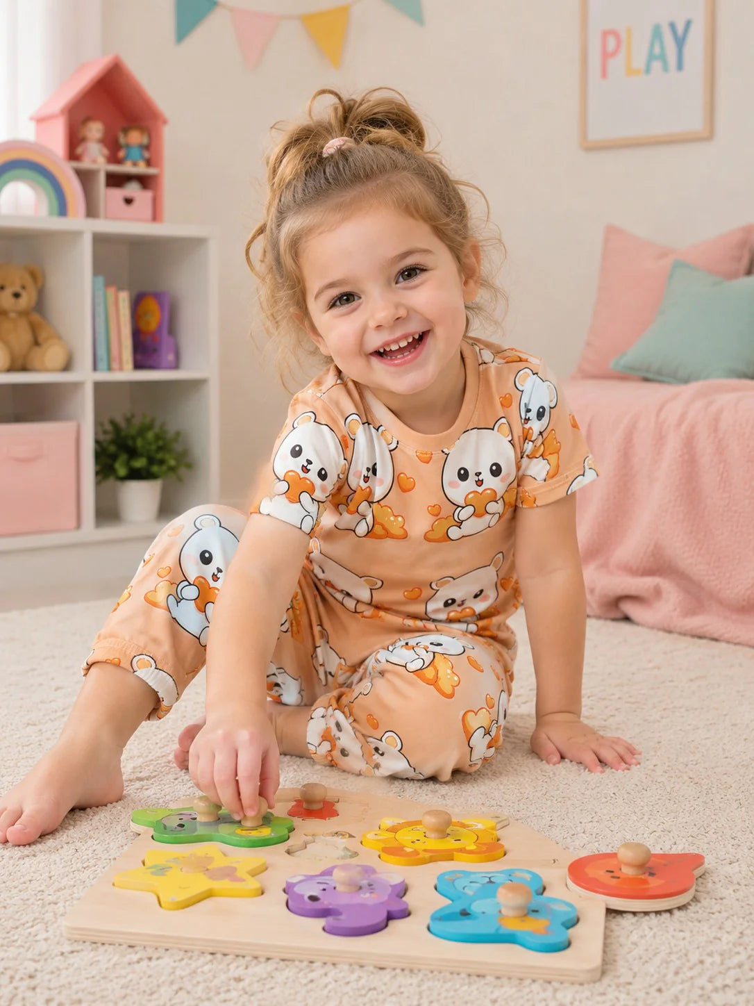 Digital printed kids suit view 2